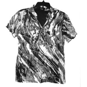 Women’s fun Elementz black and white size L blouse